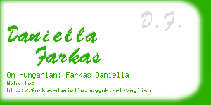 daniella farkas business card